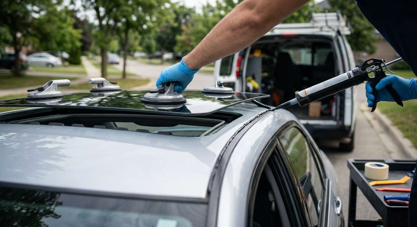 Sunroof Replacement for Mitsubishi Lancer 2002-2007 by Alexwindshield