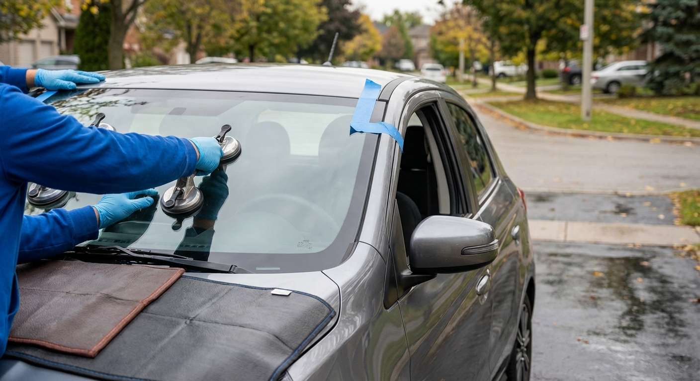 Windshield Replacement for Mitsubishi Mirage 2014-2024 by Alexwindshield