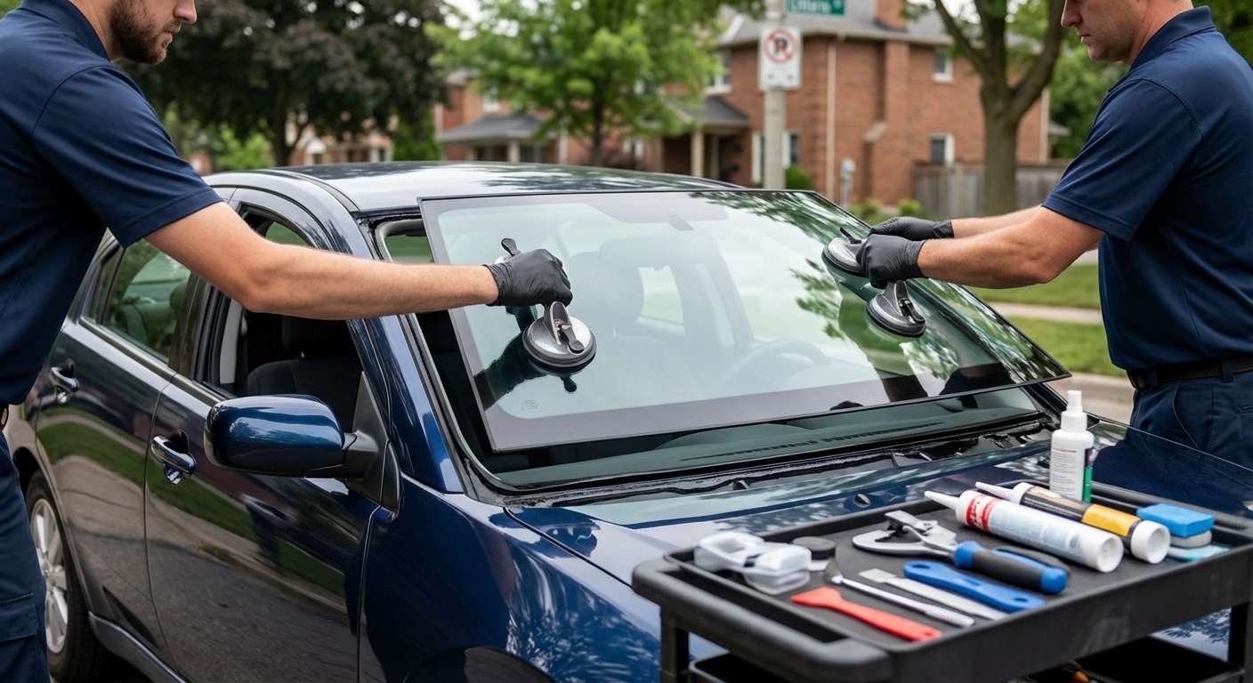 Windshield Replacement for Mitsubishi Galant 2004-2012 by Alexwindshield