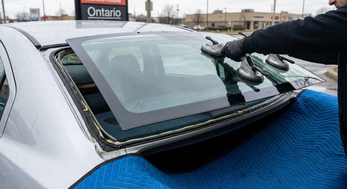 Back Glass Replacement for Mitsubishi Galant 2004-2012 by Alexwindshield