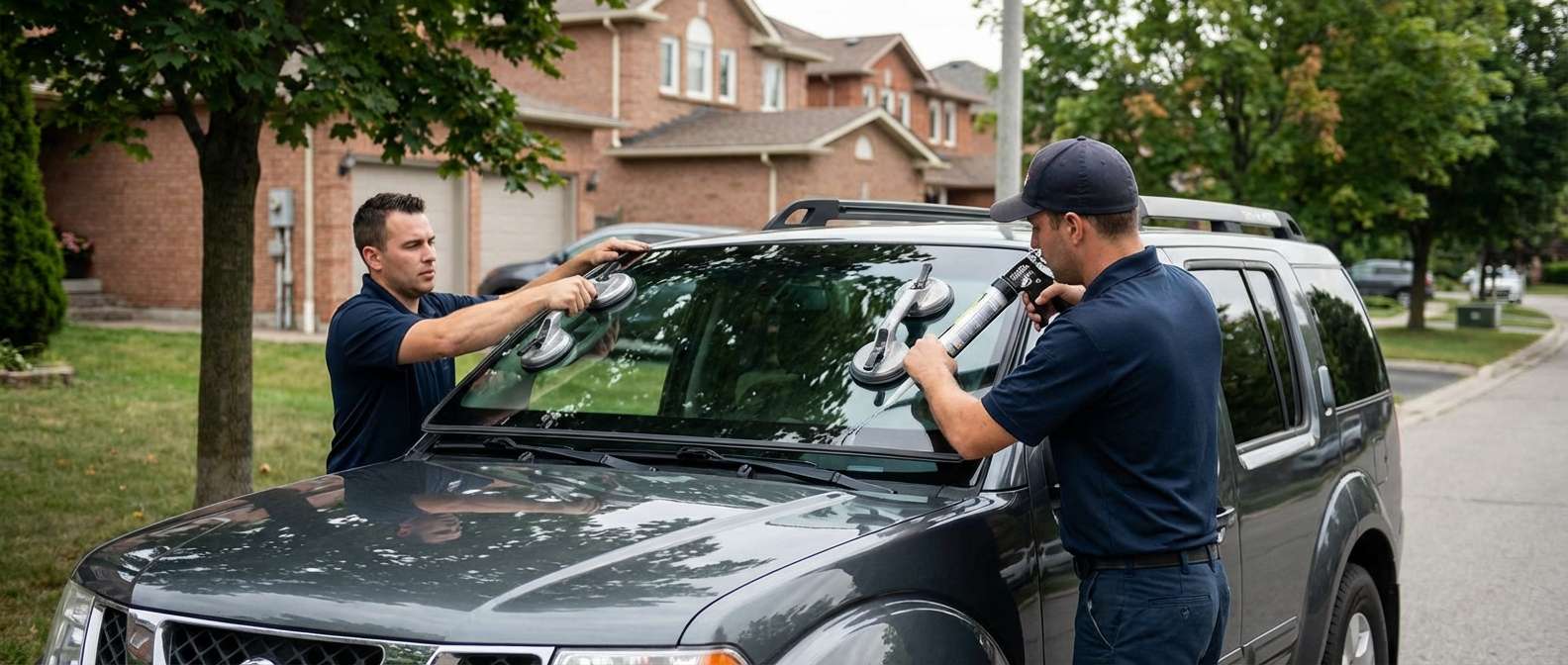 Windshield Replacement for Nissan Pathfinder 2005-2012 by Alexwindshield