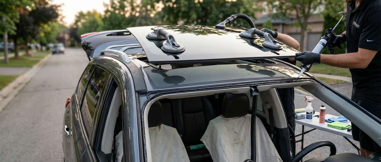 Sunroof Replacement for Nissan Pathfinder 2013-2021 by Alexwindshield