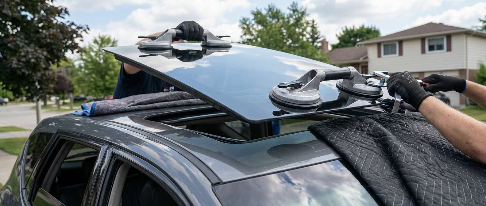 Sunroof Replacement for Nissan Murano 2003-2008 by Alexwindshield