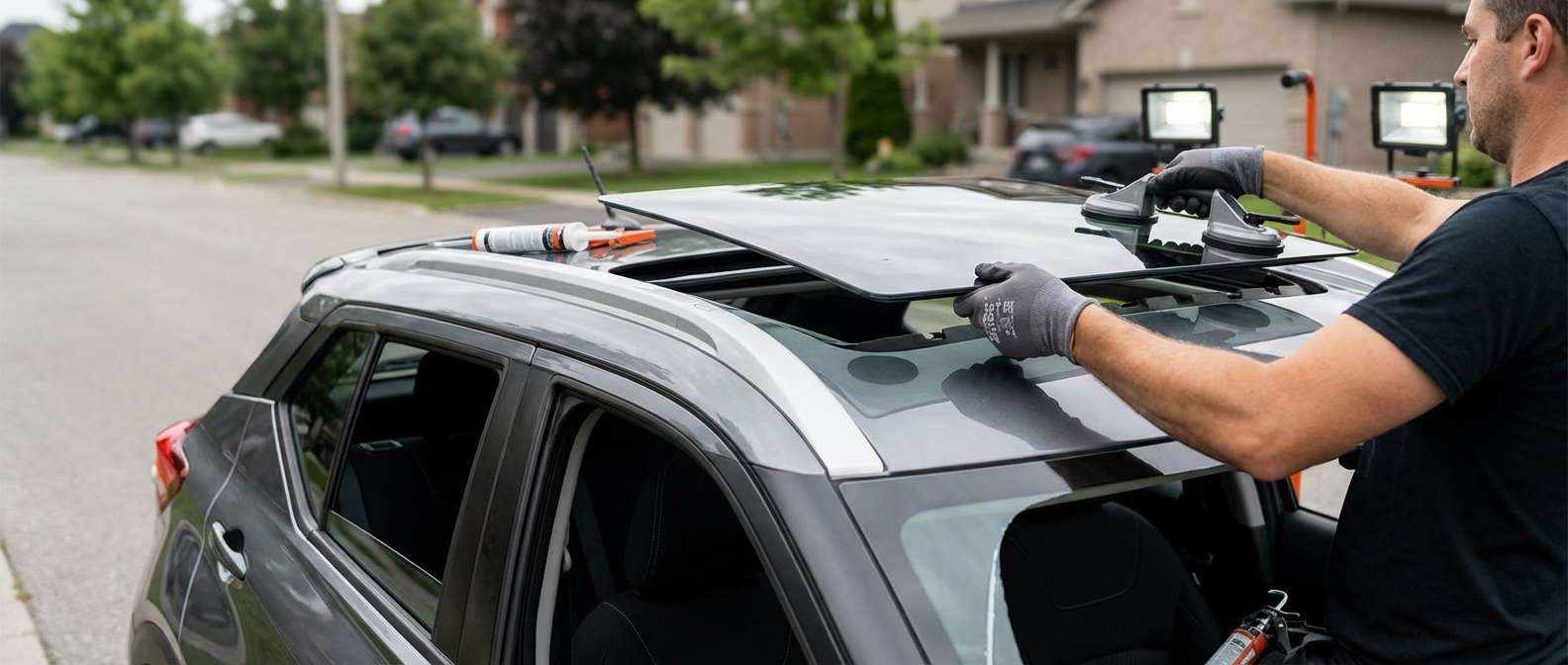 Sunroof Replacement for Nissan Kicks 2018-2024 by Alexwindshield