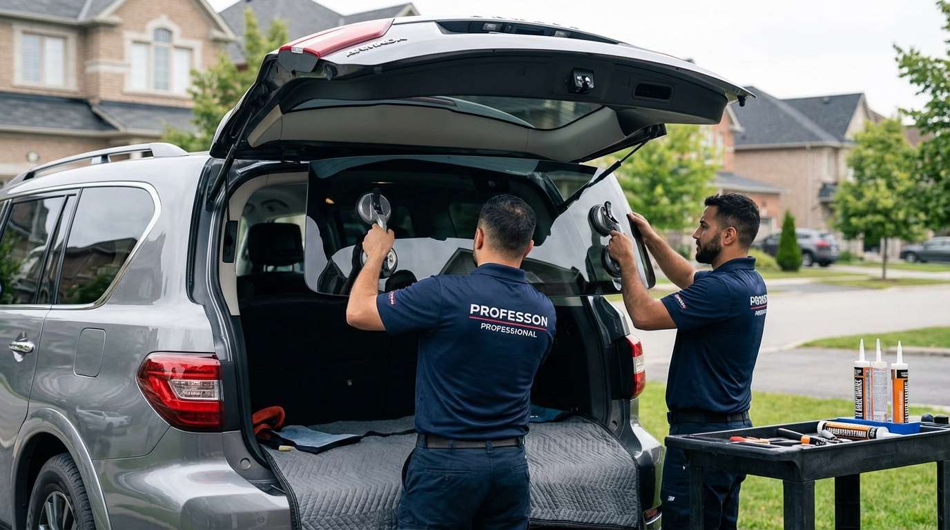 Back Glass Replacement for Nissan Armada 2025-2027 by Alexwindshield