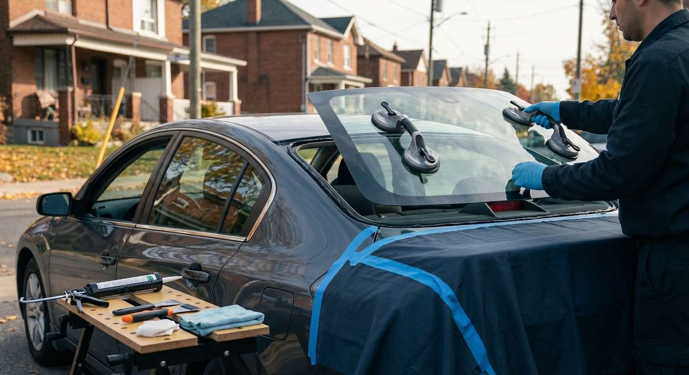 Back Glass Replacement for Nissan Altima 2007-2012 by Alexwindshield