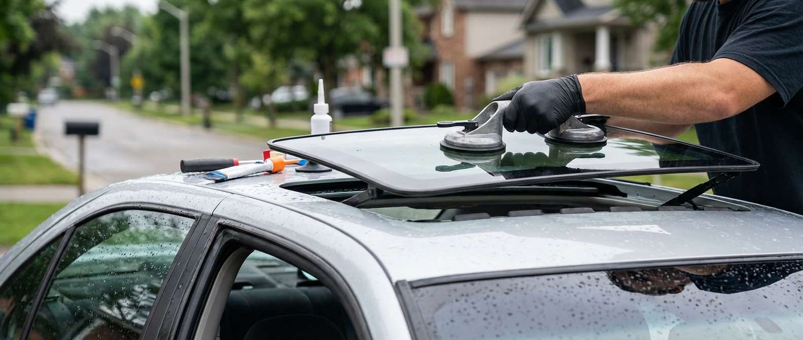 Sunroof Replacement for Nissan Sentra 2000-2006 by Alexwindshield