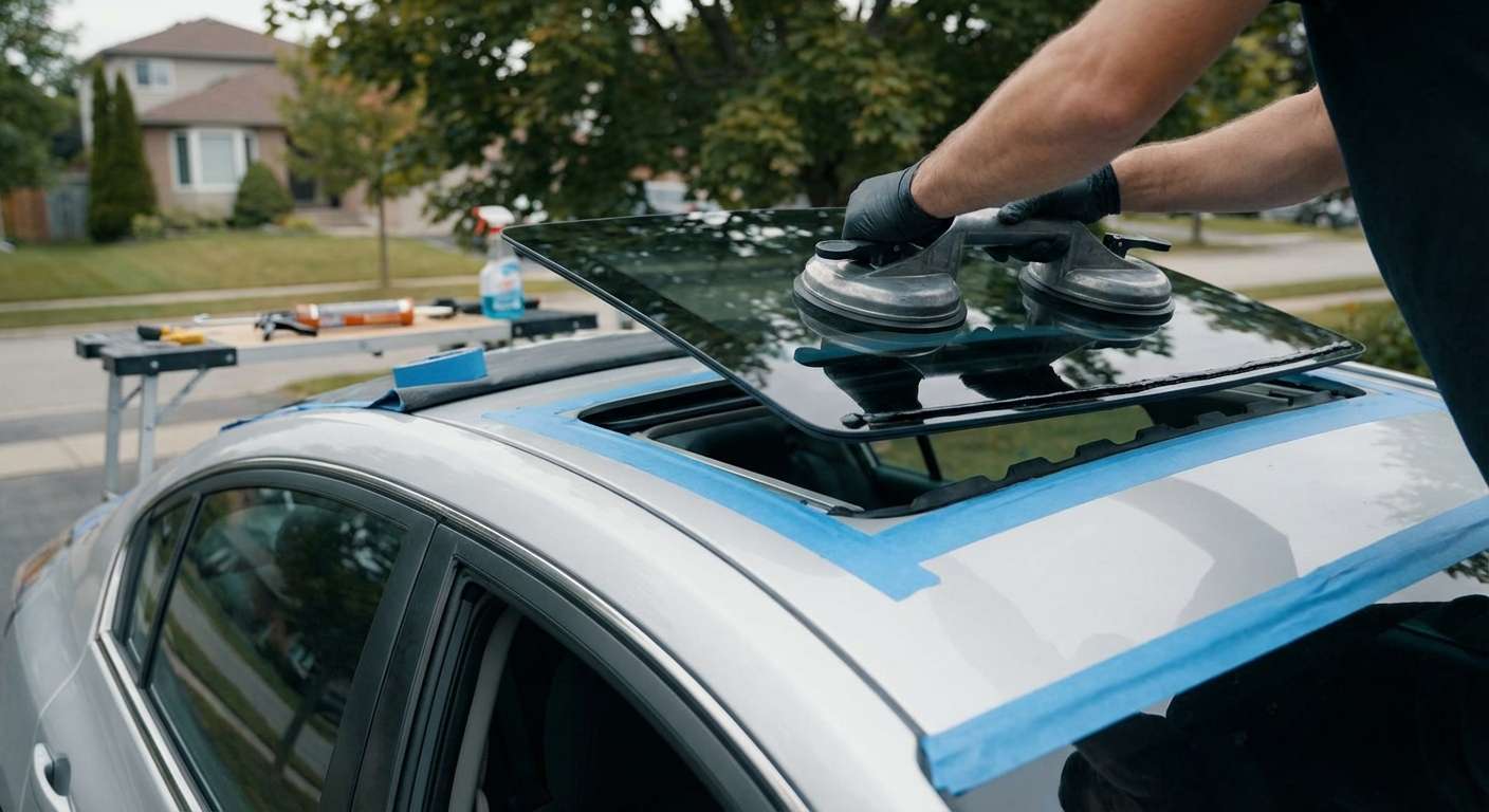 Sunroof Replacement for Nissan Sentra 2007-2012 by Alexwindshield