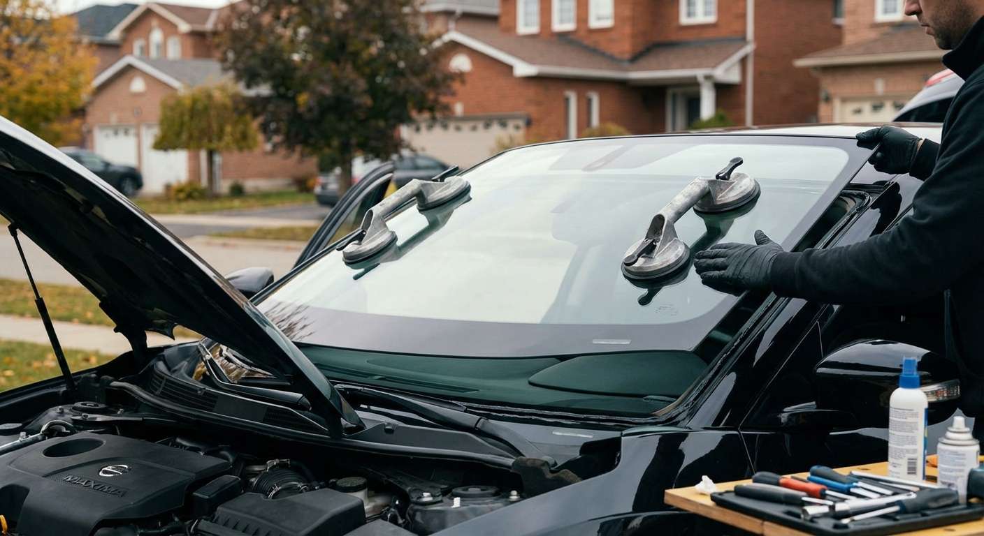 Windshield Replacement for Nissan Maxima 2009-2015 by Alexwindshield