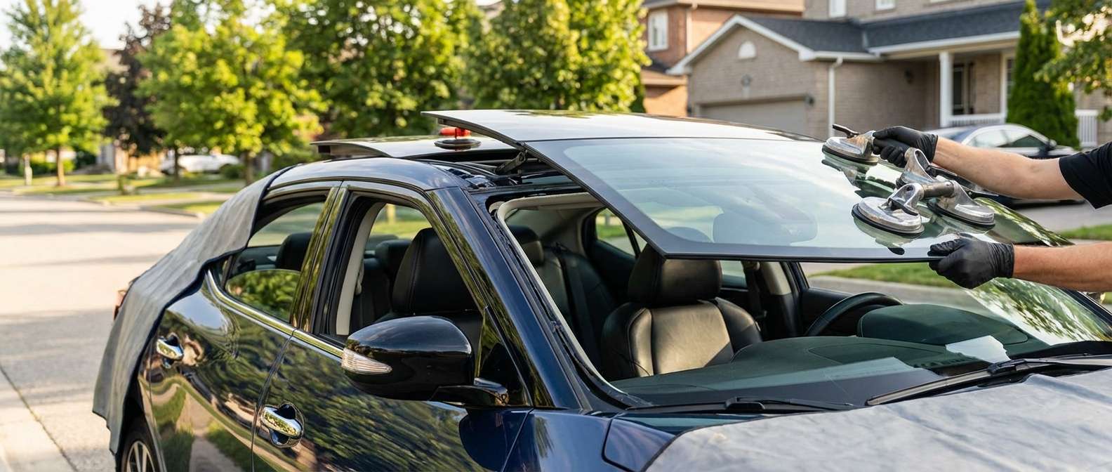 Sunroof Replacement for Nissan Maxima 2016-2023 by Alexwindshield