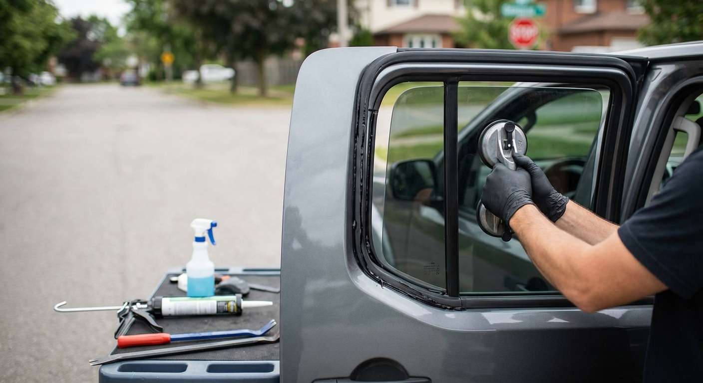 Vent Glass Replacement for Nissan Frontier 2005-2021 by Alexwindshield