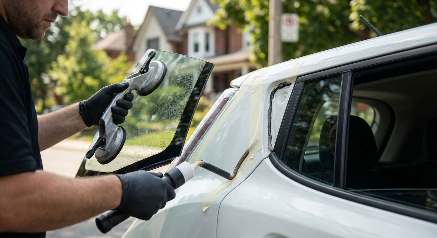 Quarter Glass Replacement for Nissan Leaf (EV) 2011-2017 by Alexwindshield