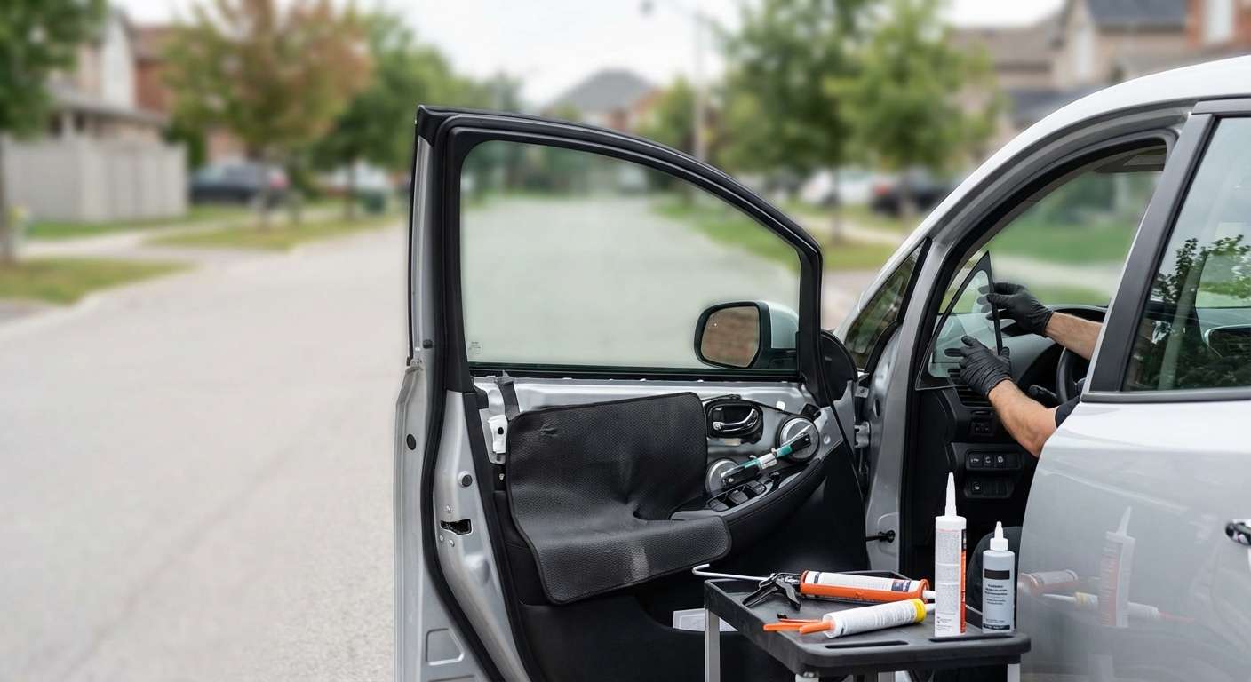 Vent Glass Replacement for Nissan Leaf (EV) 2011-2017 by Alexwindshield