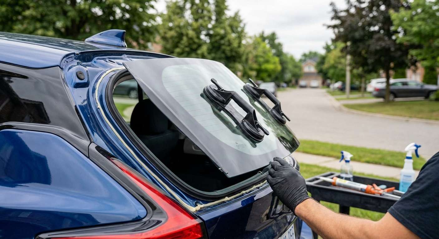 Back Glass Replacement for Nissan Leaf (EV) 2018-2025 by Alexwindshield