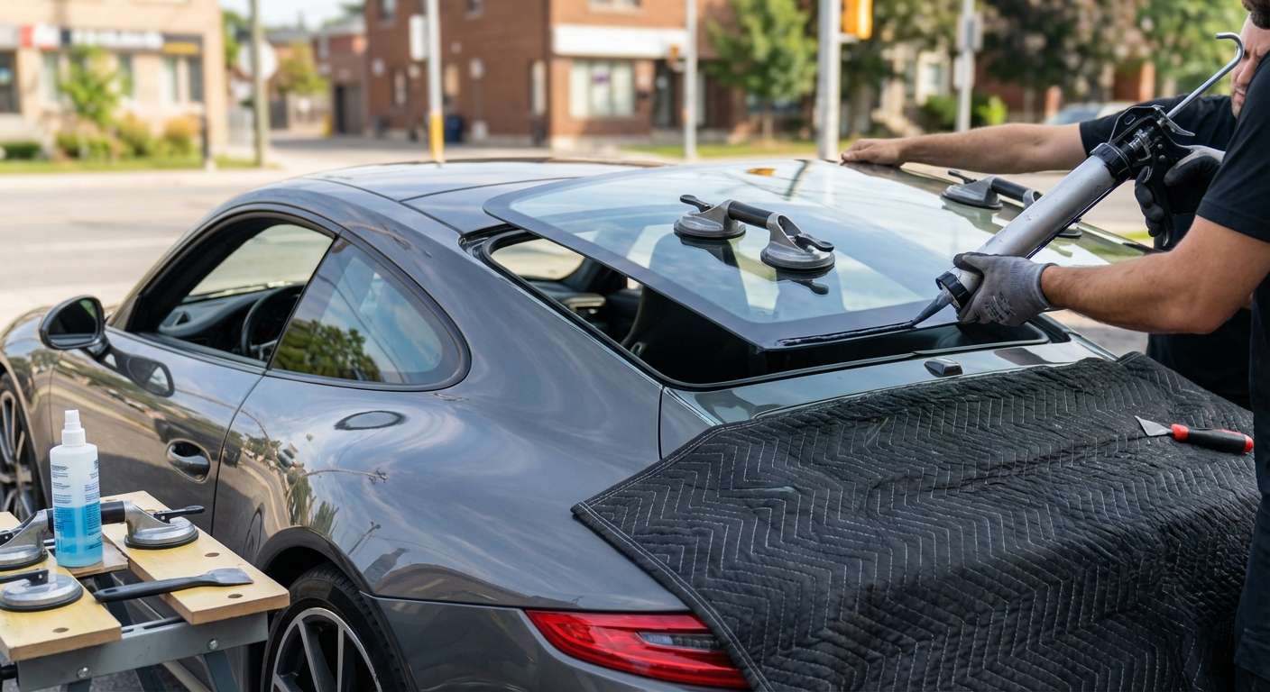 Back Glass Replacement for Porsche 911 2012-2019 (991) by Alexwindshield