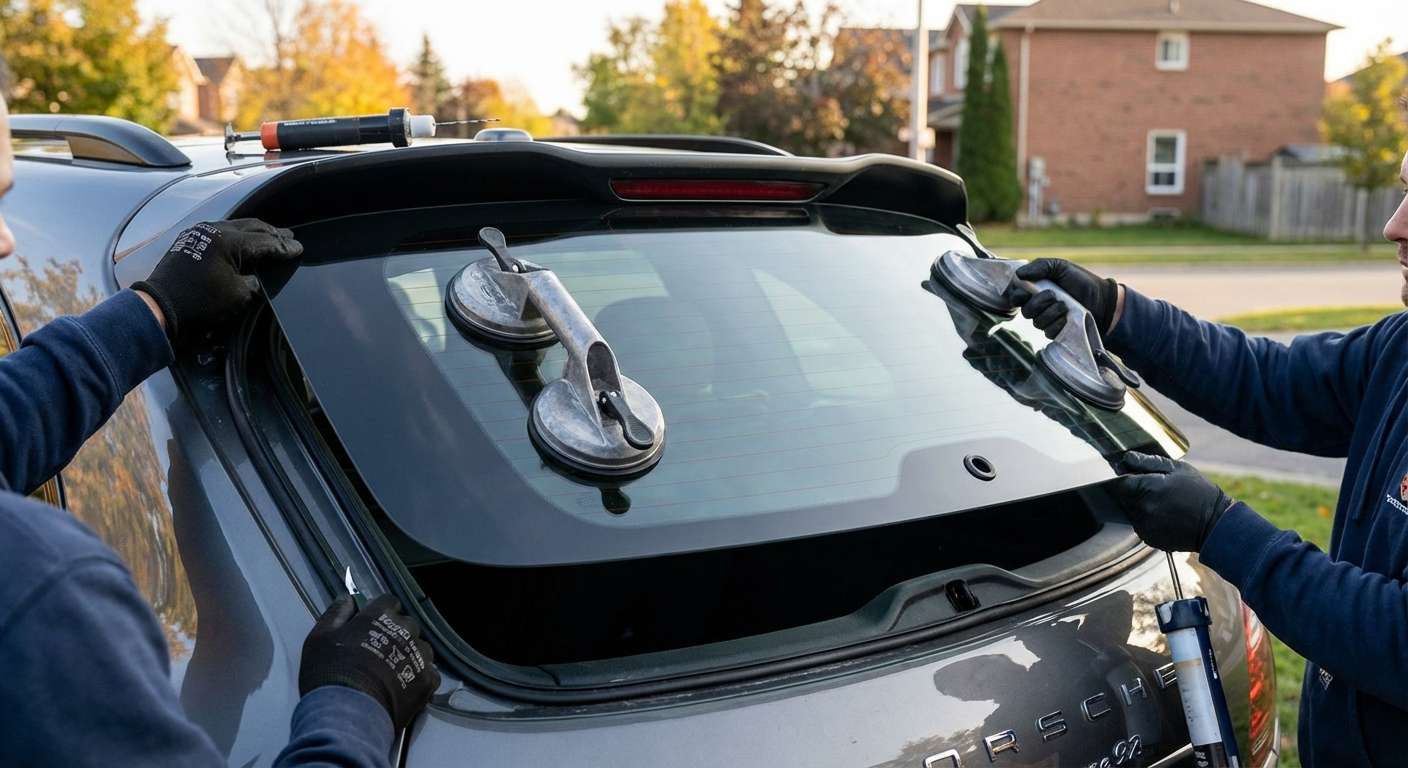Back Glass Replacement for Porsche Cayenne 2011-2018 (92A) by Alexwindshield