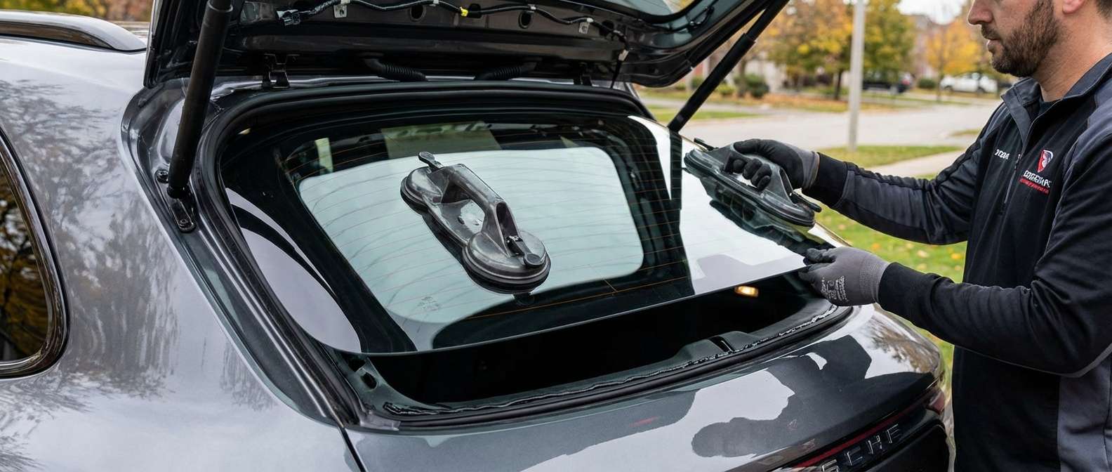 Back Glass Replacement for Porsche Cayenne 2019-2027 (9YA/9YB) by Alexwindshield