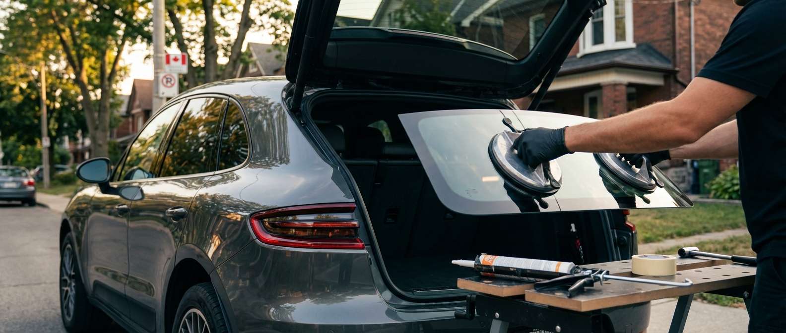 Back Glass Replacement for Porsche Macan 2015-2024 (95B) by Alexwindshield