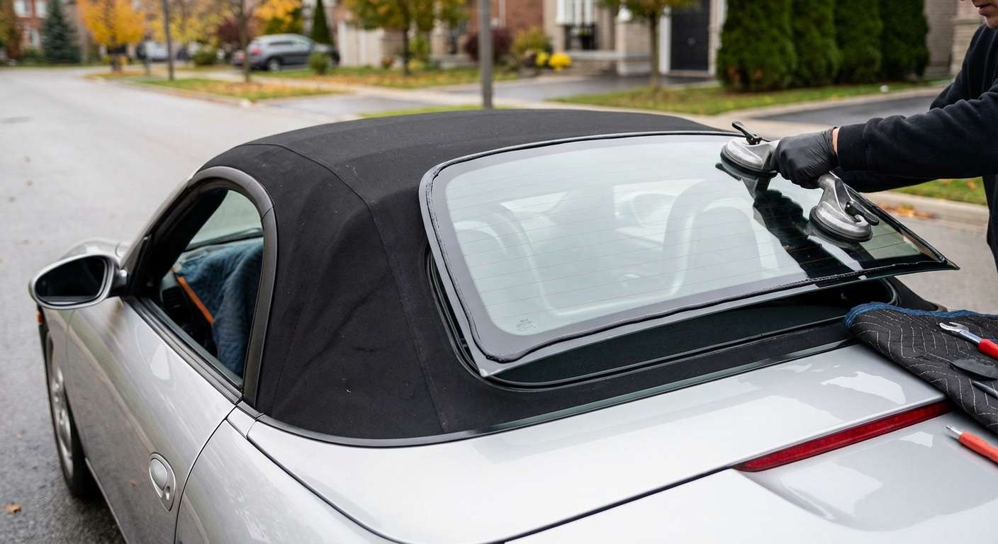 Back Glass Replacement for Porsche Boxster 1997-2004 (986) by Alexwindshield