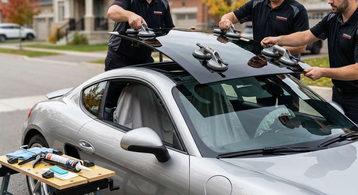 Sunroof Replacement for Porsche Boxster / Cayman 2013-2016 (981) by Alexwindshield