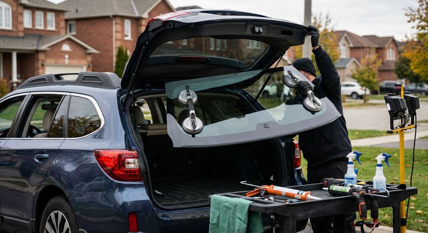 Back Glass Replacement for Subaru Outback 2015-2019 by Alexwindshield