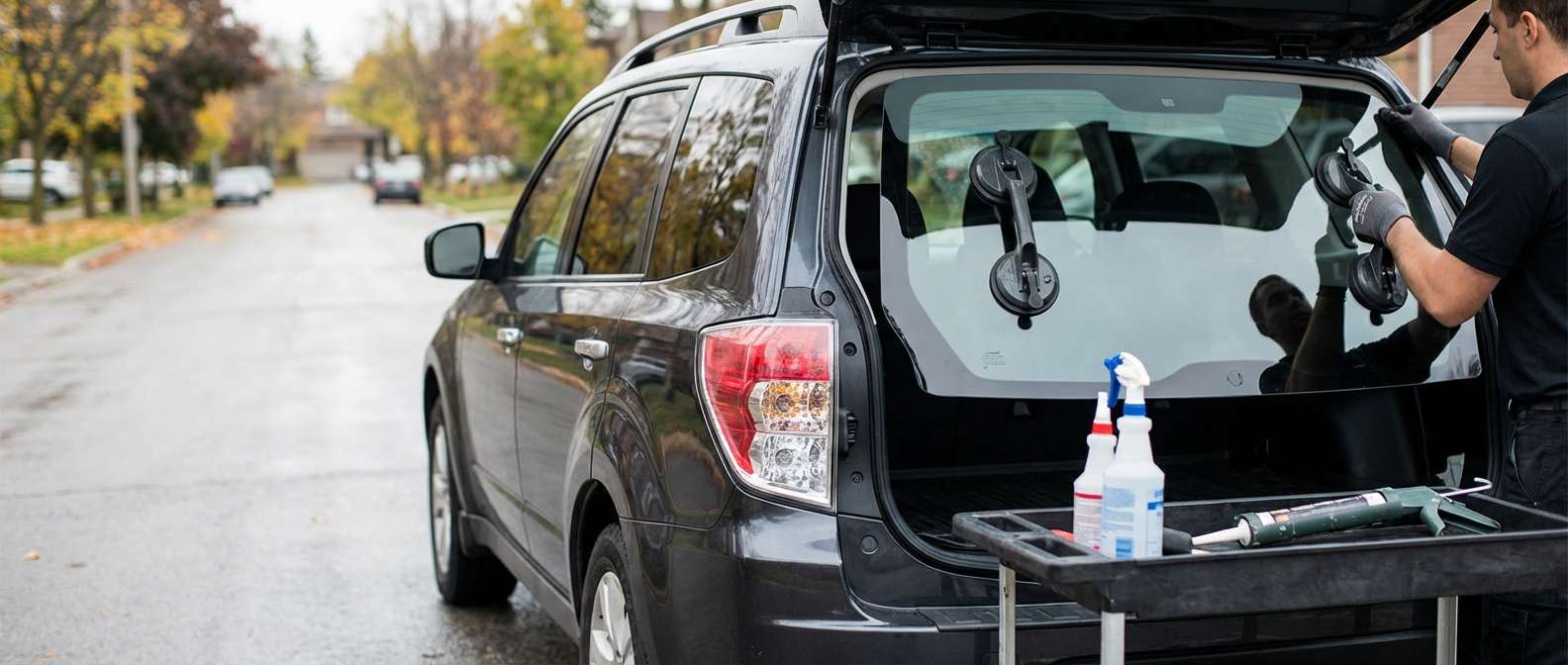 Back Glass Replacement for Subaru Forester 2009-2013 by Alexwindshield