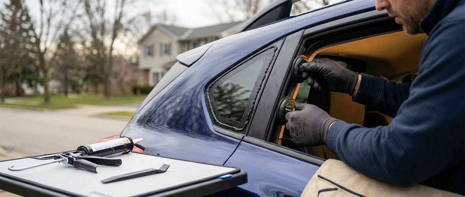 Quarter Glass Replacement for Subaru Crosstrek 2018-2023 by Alexwindshield