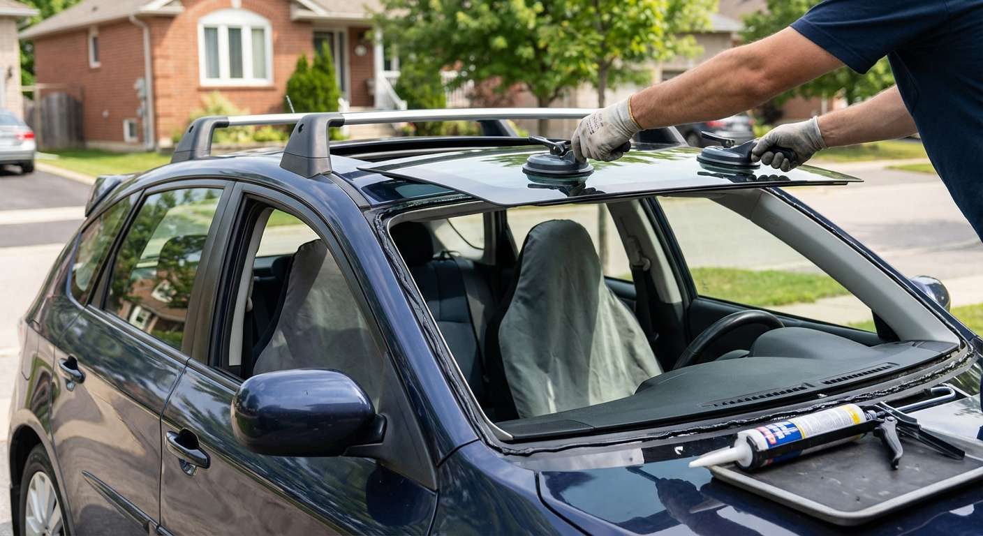 Sunroof Replacement for Subaru Impreza 2008-2011 by Alexwindshield