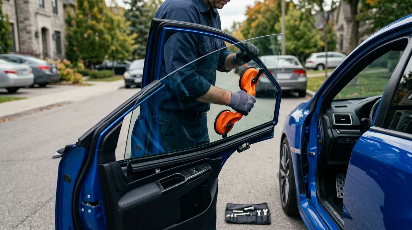 Door Glass Replacement for Subaru WRX / STI 2015-2021 by Alexwindshield
