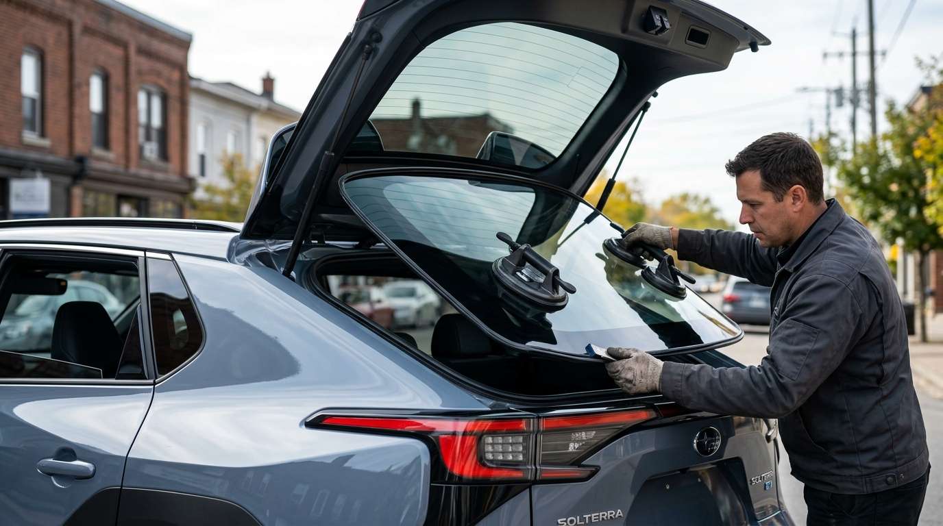 Back Glass Replacement for Subaru Solterra (EV) 2023-2027 by Alexwindshield