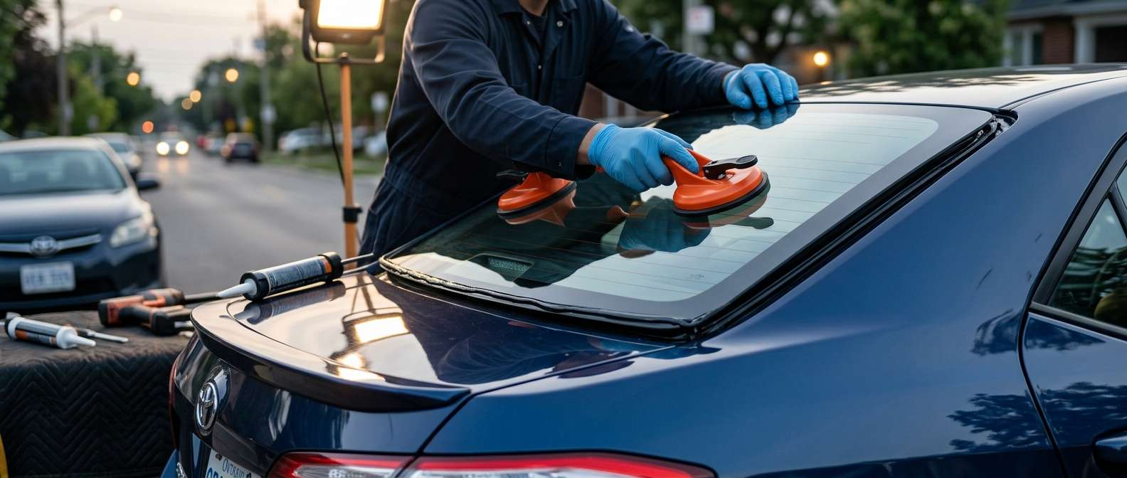 Back Glass Replacement for Toyota Corolla 2014-2019 by Alexwindshield