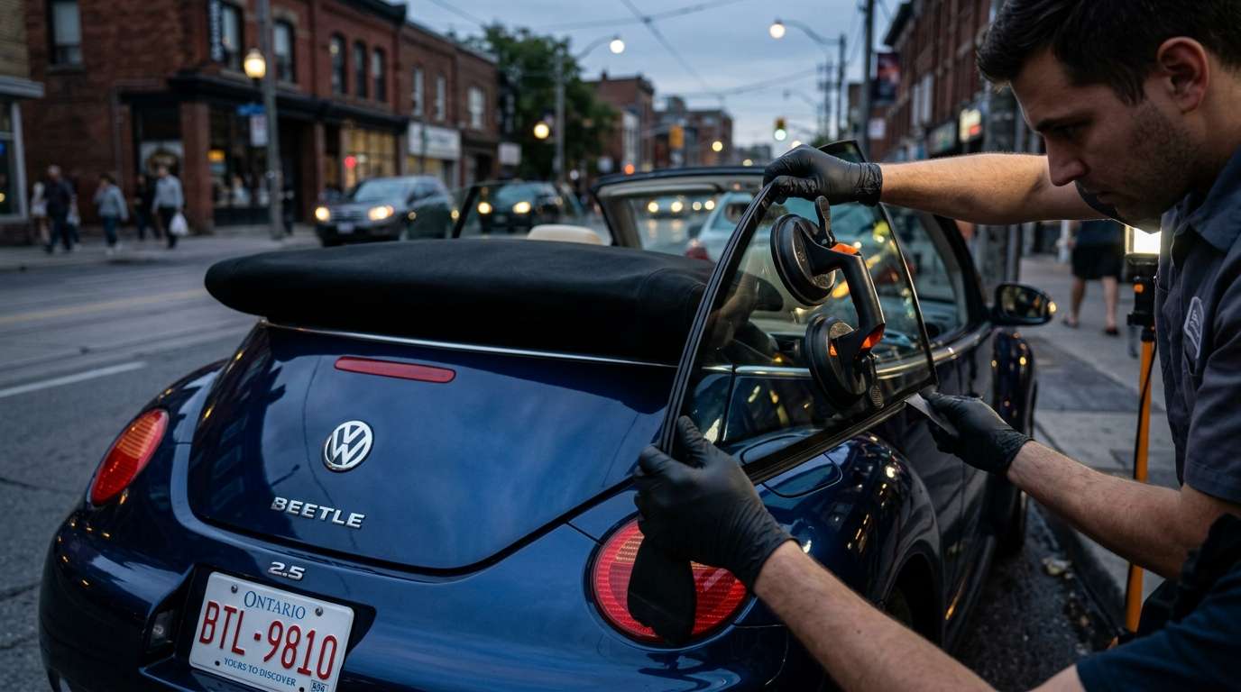 Quarter Glass Replacement for Volkswagen Beetle 1998-2010 by Alexwindshield