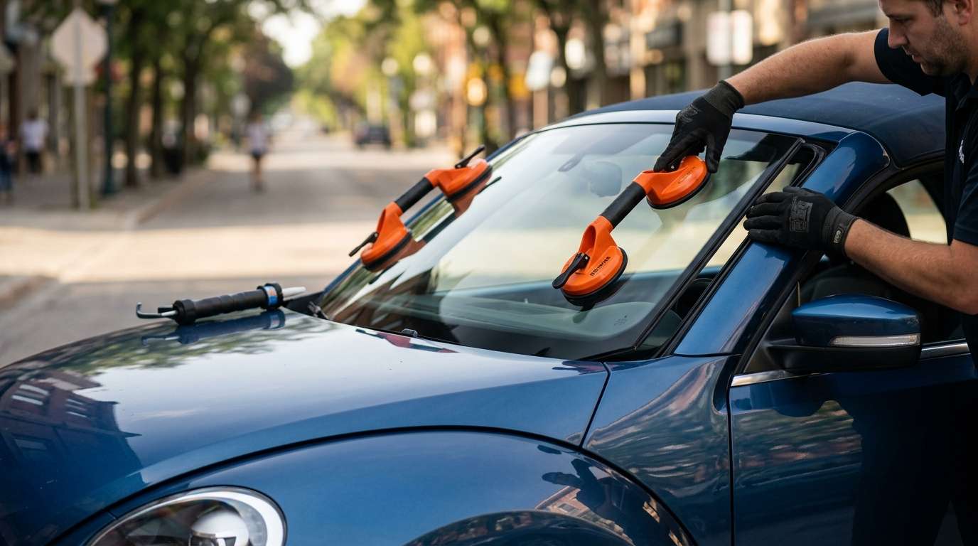 Windshield Replacement for Volkswagen Beetle 2012-2019 by Alexwindshield