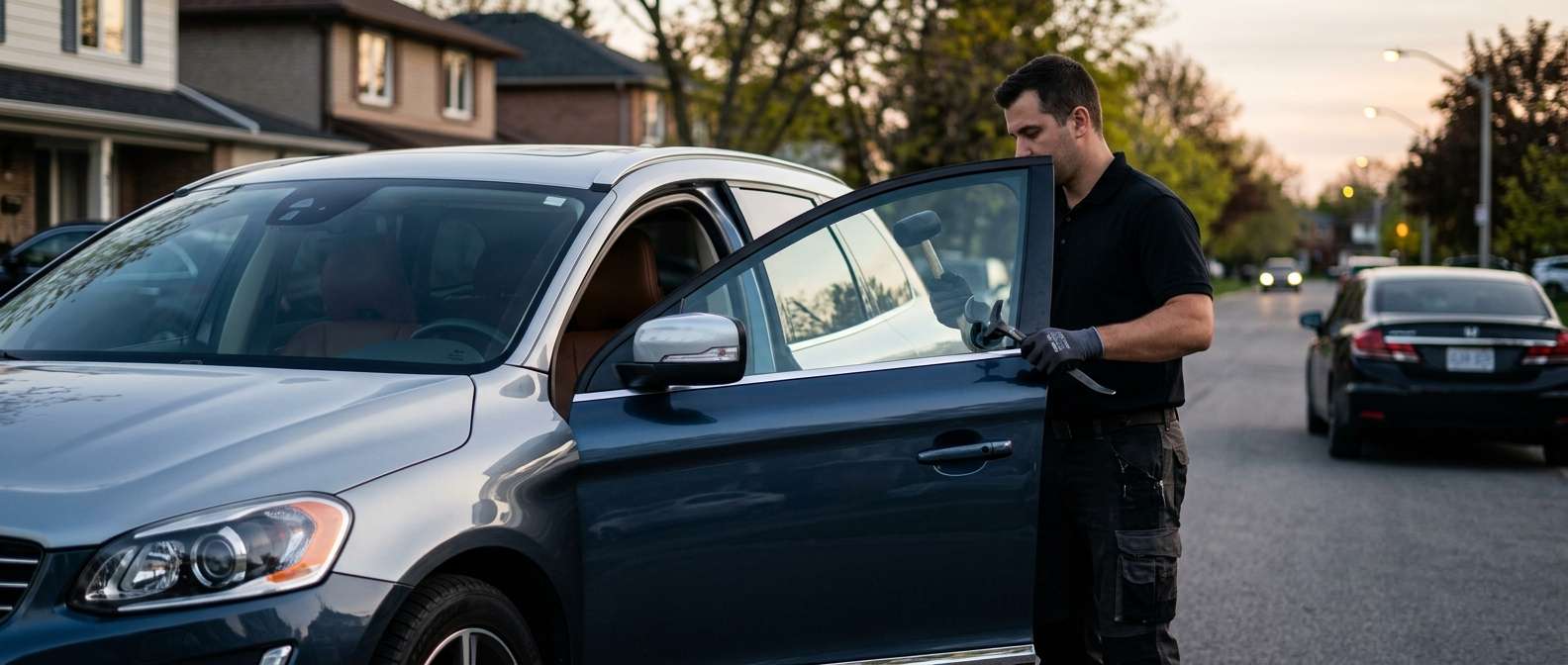 Door Glass Replacement for Volvo XC60 2009-2017 by Alexwindshield