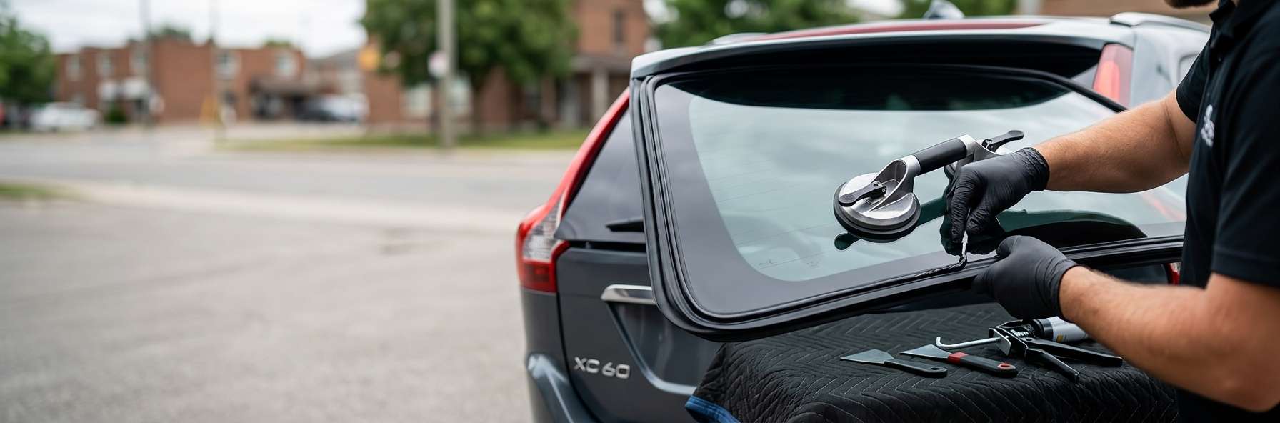 Back Glass Replacement for Volvo XC60 2009-2017 by Alexwindshield
