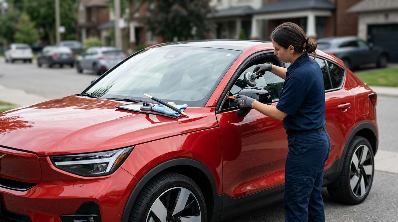 Vent Glass Replacement for Volvo C40 Recharge 2022-2024 by Alexwindshield