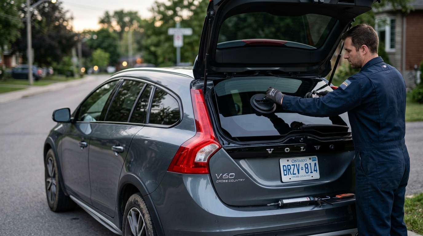 Back Glass Replacement for Volvo V60 Cross Country 2011-2018 by Alexwindshield