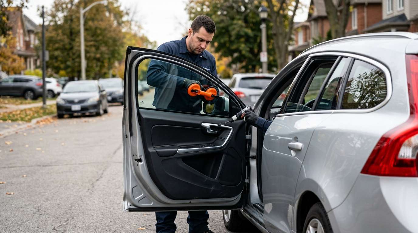 Door Glass Replacement for Volvo V60 Wagon 2011-2018 by Alexwindshield