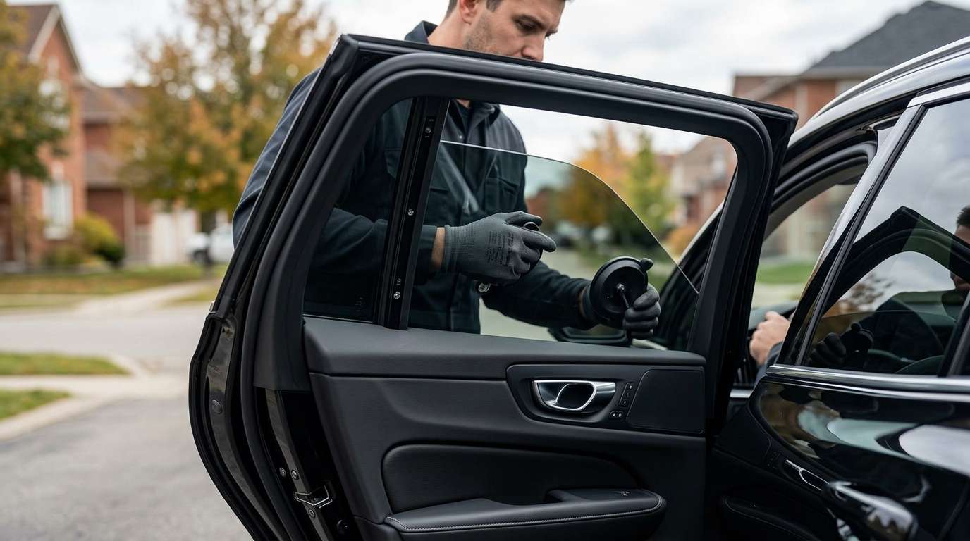 Door Glass Replacement for Volvo V60 Wagon 2019-2025 by Alexwindshield