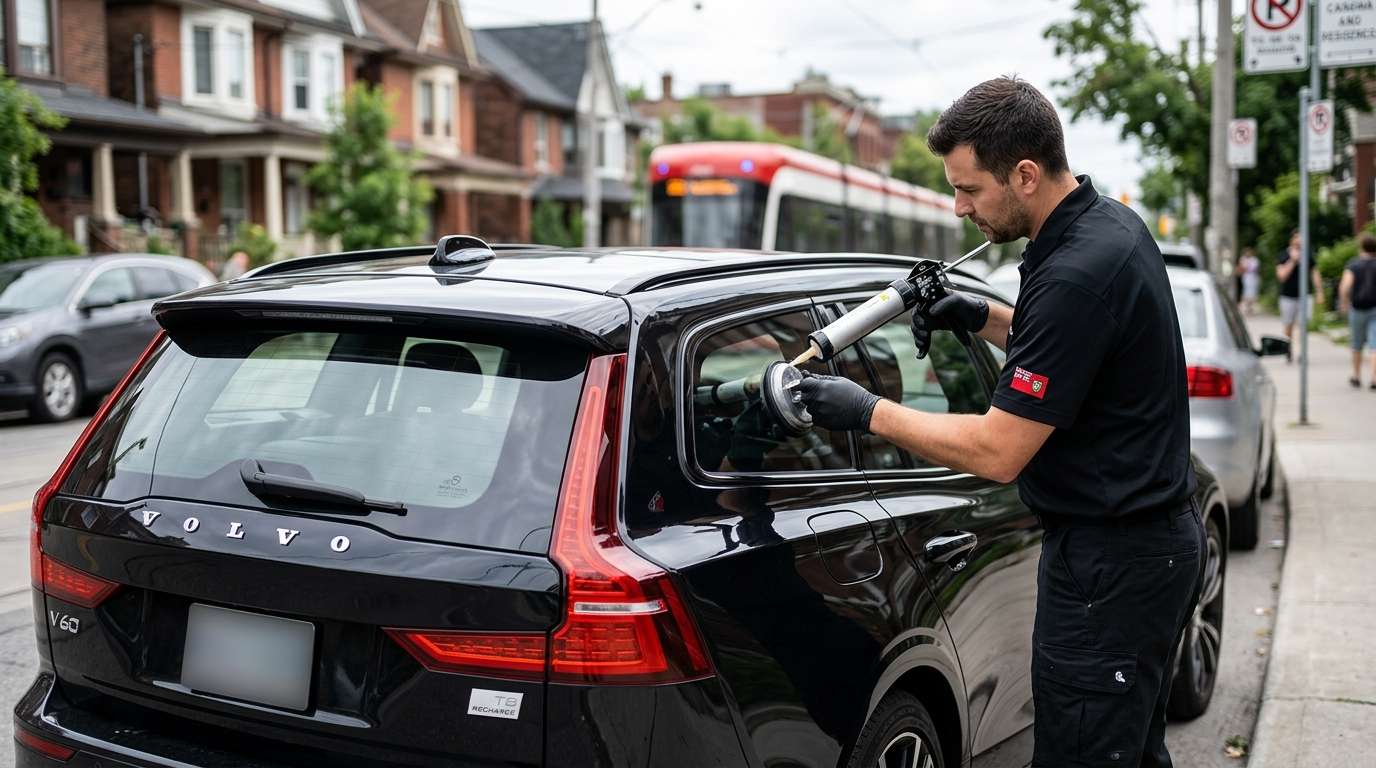 Quarter Glass Replacement for Volvo V60 Wagon 2019-2025 by Alexwindshield