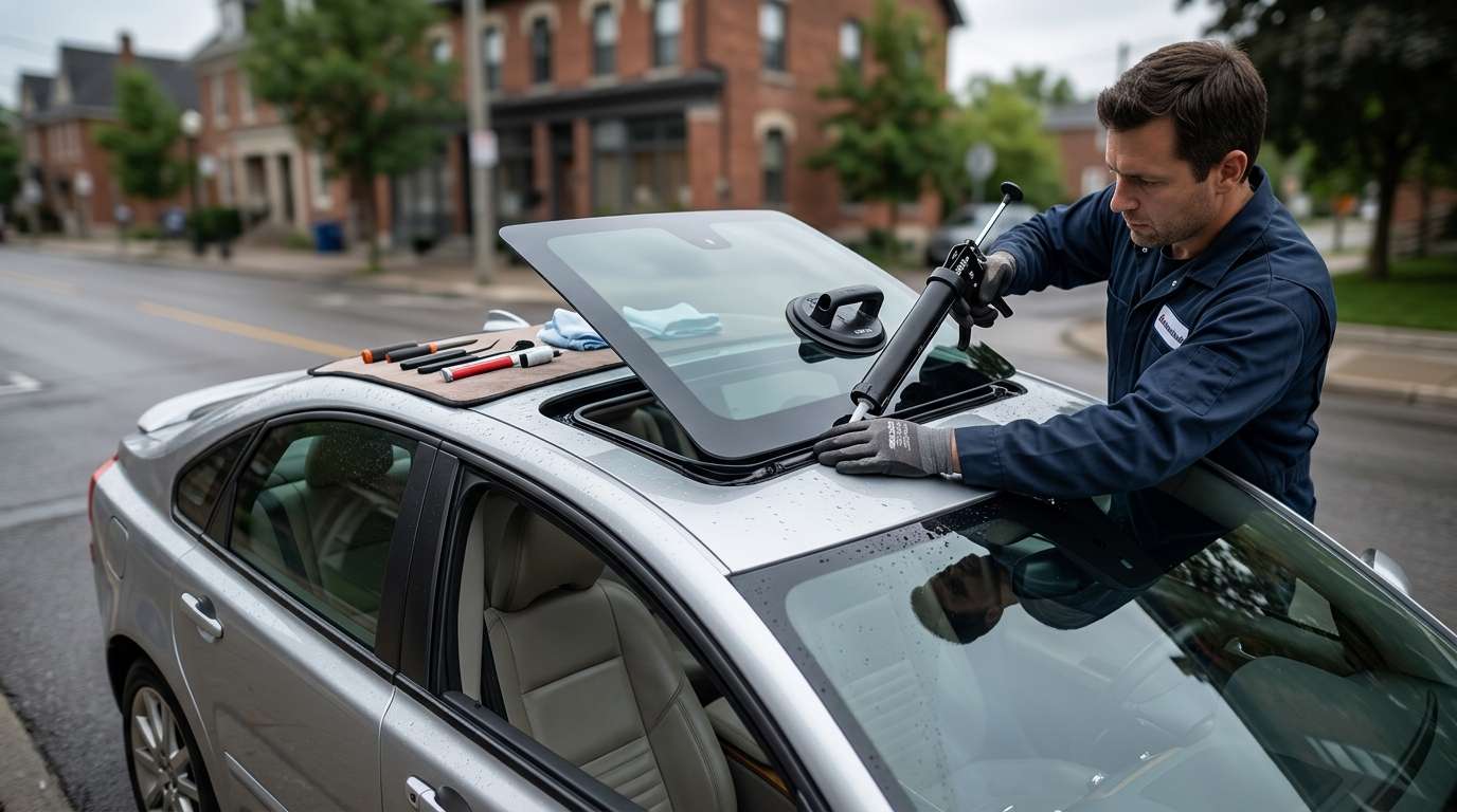 Sunroof Replacement for Volvo S40 2005-2011 by Alexwindshield