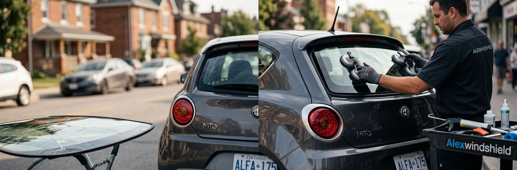 Back Glass Replacement for Alfa Romeo MiTo 2008-2018 by Alexwindshield