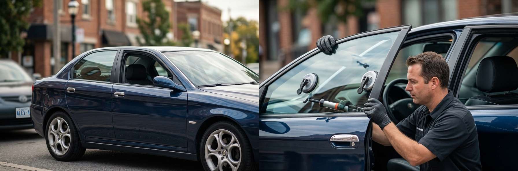 Door Glass Replacement for Alfa Romeo 166 1998-2007 by Alexwindshield