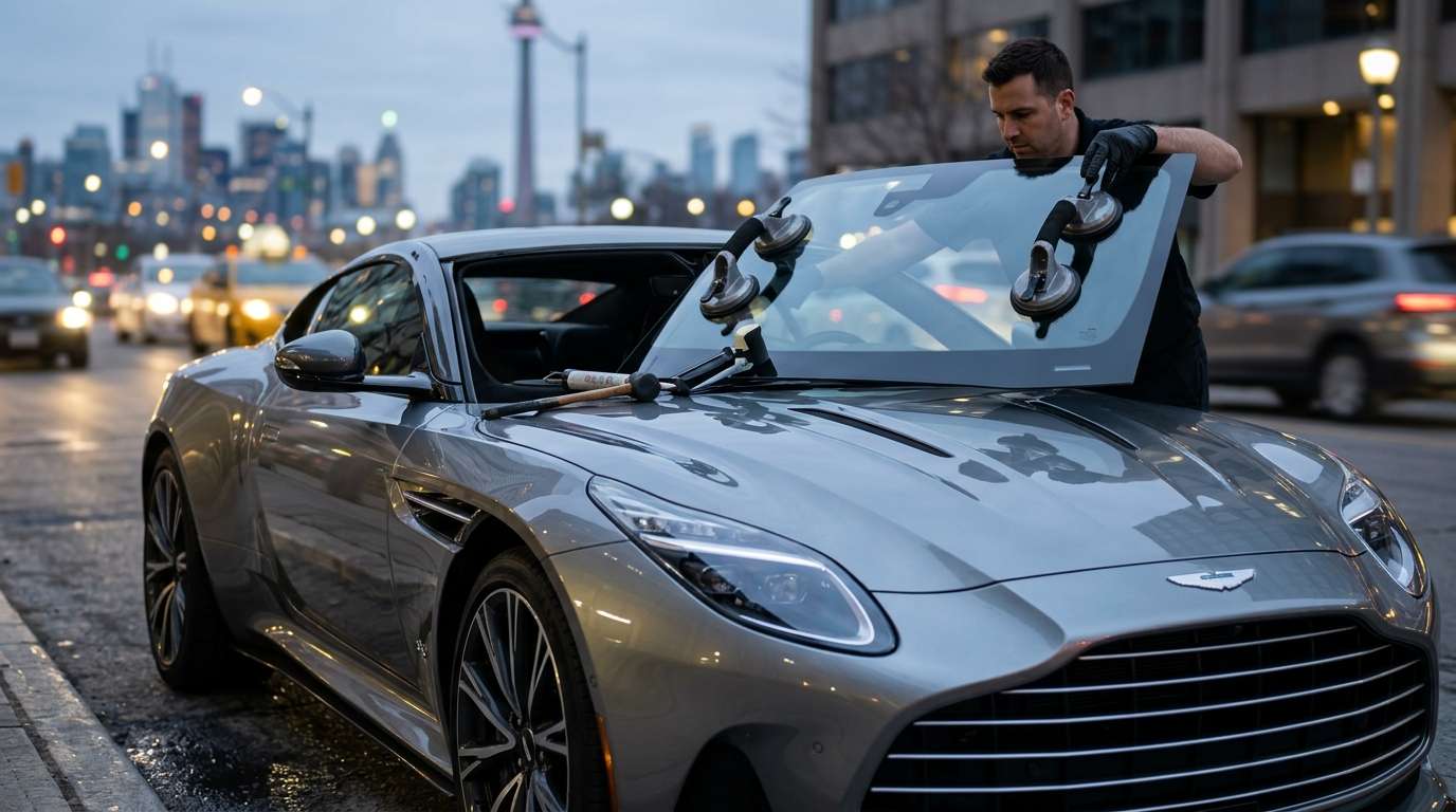 Windshield Replacement for Aston Martin DB12 / DB12 Volante 2024-2027 by Alexwindshield