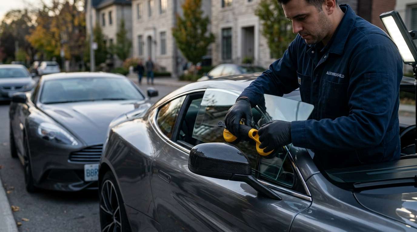 Vent Glass Replacement for Aston Martin Vanquish 2025-2027 by Alexwindshield