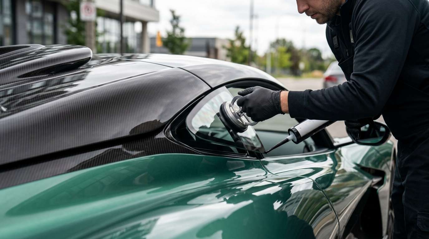 Quarter Glass Replacement for Aston Martin Valhalla 2024-2027 by Alexwindshield