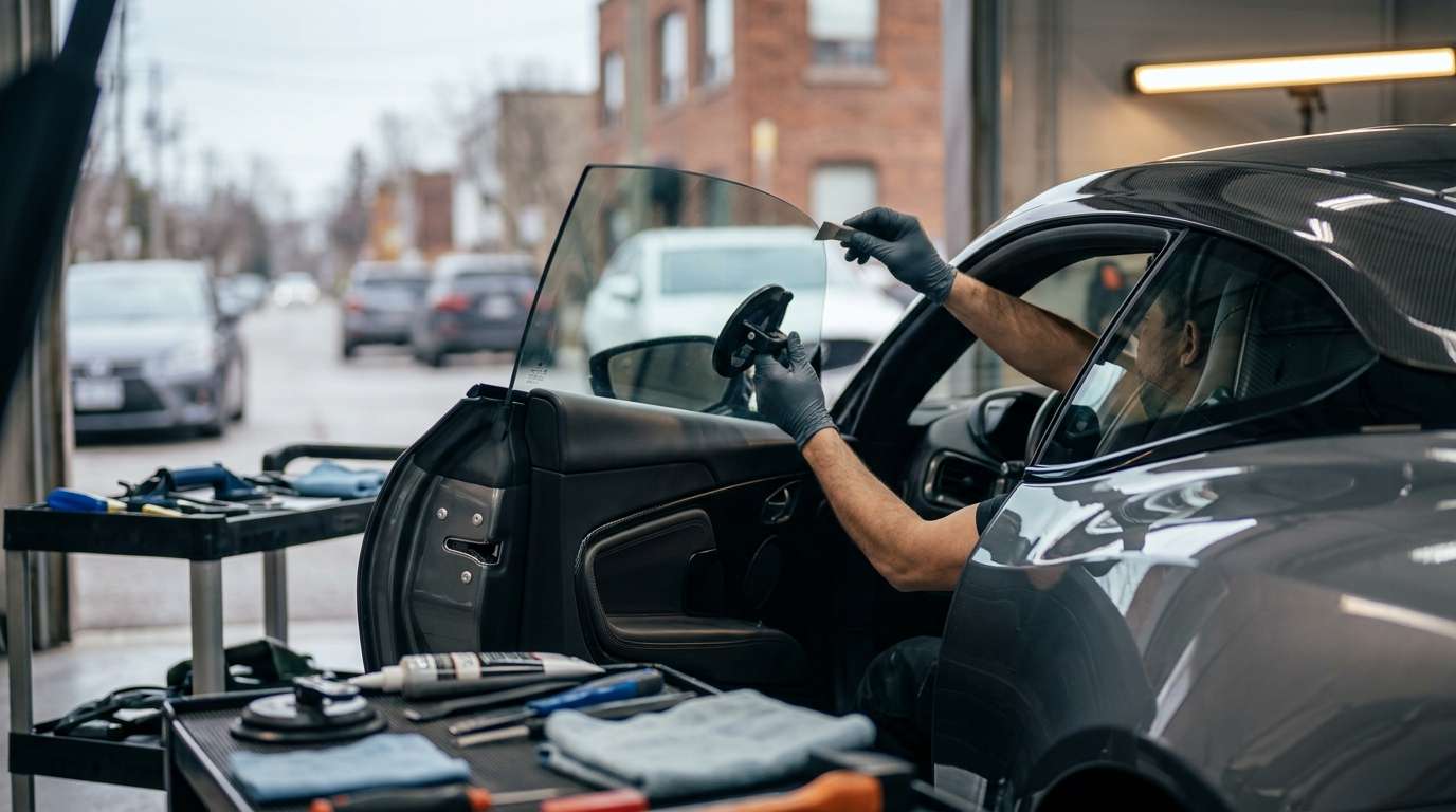 Door Glass Replacement for Aston Martin DBS / Superleggera 2018-2024 by Alexwindshield