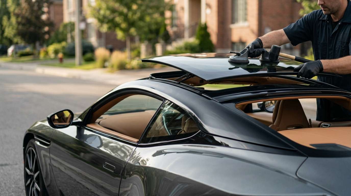 Sunroof Replacement for Aston Martin DB11 2017-2023 by Alexwindshield