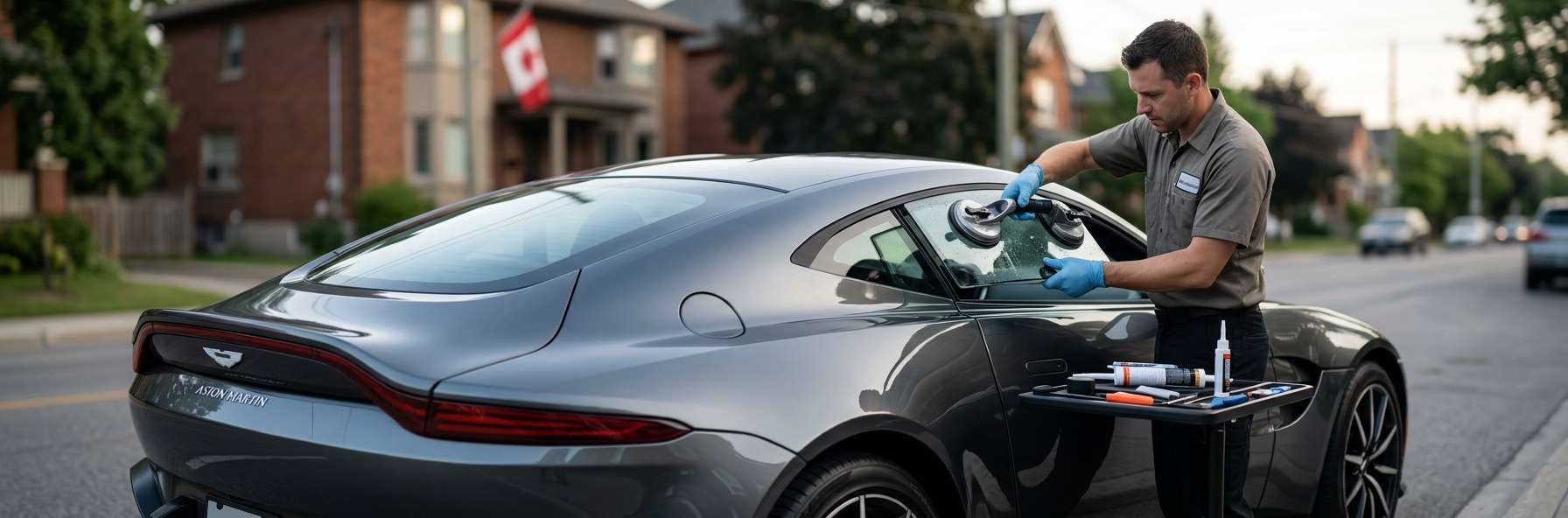 Quarter Glass Replacement for Aston Martin Vantage 2018-2024 by Alexwindshield