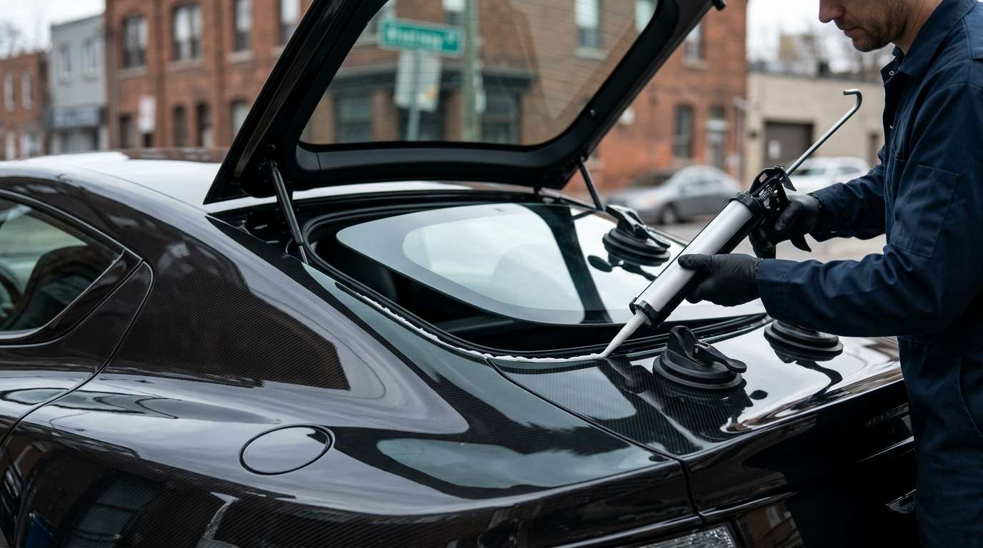 Back Glass Replacement for Aston Martin Rapide / S / AMR 2010-2020 by Alexwindshield